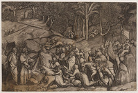 KG 00019
<br/>
Rotswonder van Mozes
<br/>
<em>Greco, Michele (Grechi, Lucchese, Lucchesi) (1529?-na 1604)</em>